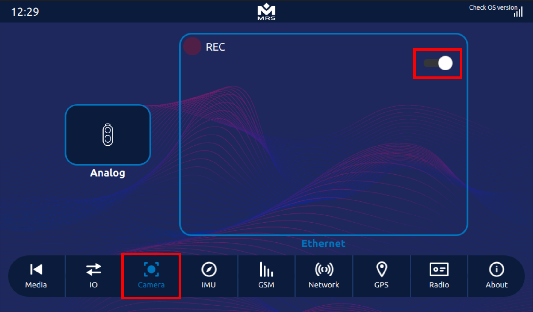Camera Recording in the Reference App