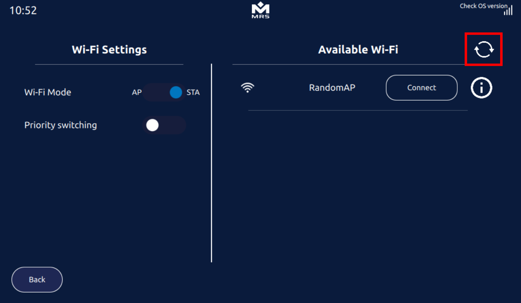 Wi-Fi Scanning Option
