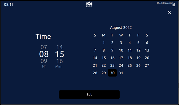 Date and Time Component of MConn